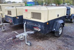 Doosan 7/71 diesel driven fast tow mobile air compressor Year: 2011 S/N: 523099 Recorded hours: 1387