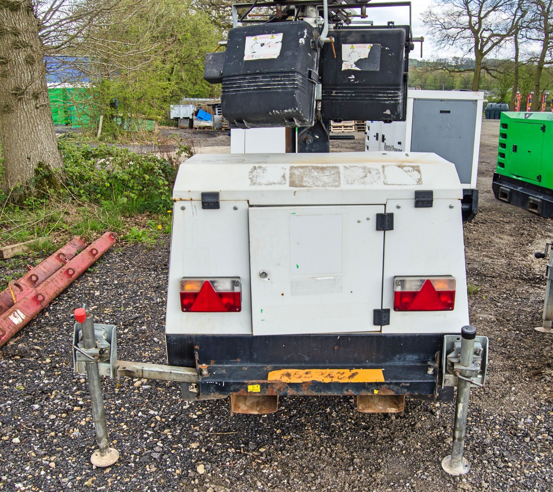 SMC TL-90 diesel driven fast tow mobile lighting tower Year: 2014 S/N: T901411010 Recorded hours: - Image 4 of 9