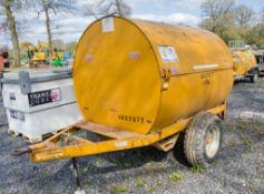 Trailer Engineering 2140 litre site tow bunded fuel bowser c/w manual pump, delivery hose and nozzle
