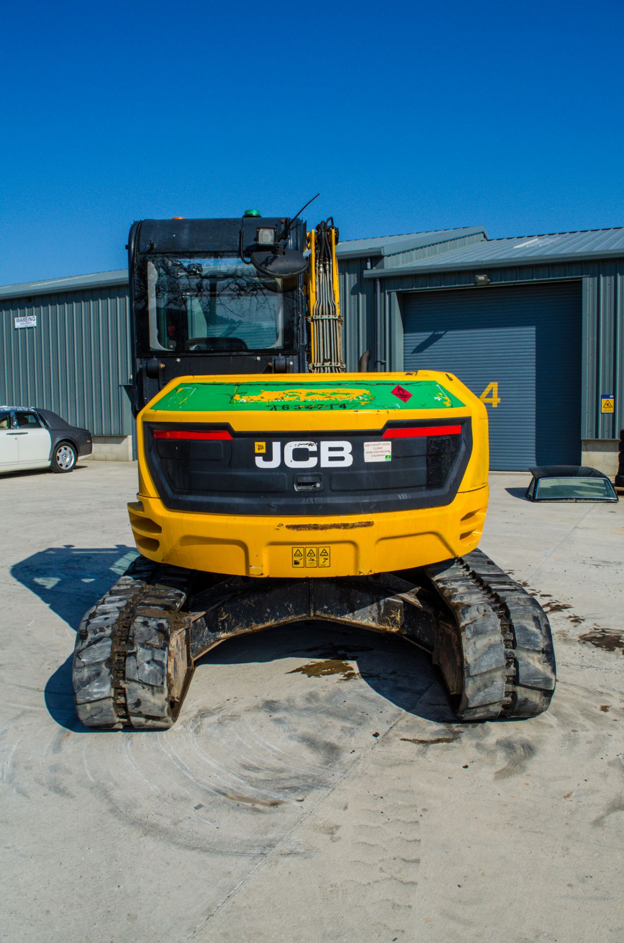 JCB 85Z-1 8.5 tonne rubber tracked midi excavator Year: 2014 S/N: 2248795 Recorded Hours: 5006 - Image 6 of 23