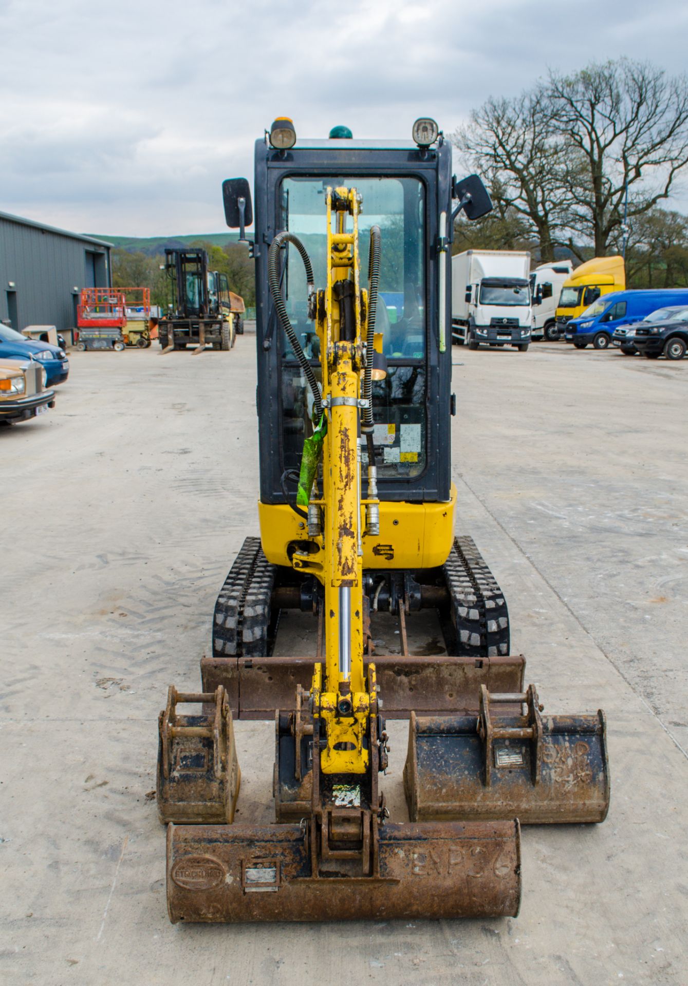 Komatsu  PC 14-R-3HS  1.7 tonne rubber tracked mini excavator Year: 2019  S/N: F50699 Recorded - Image 5 of 24