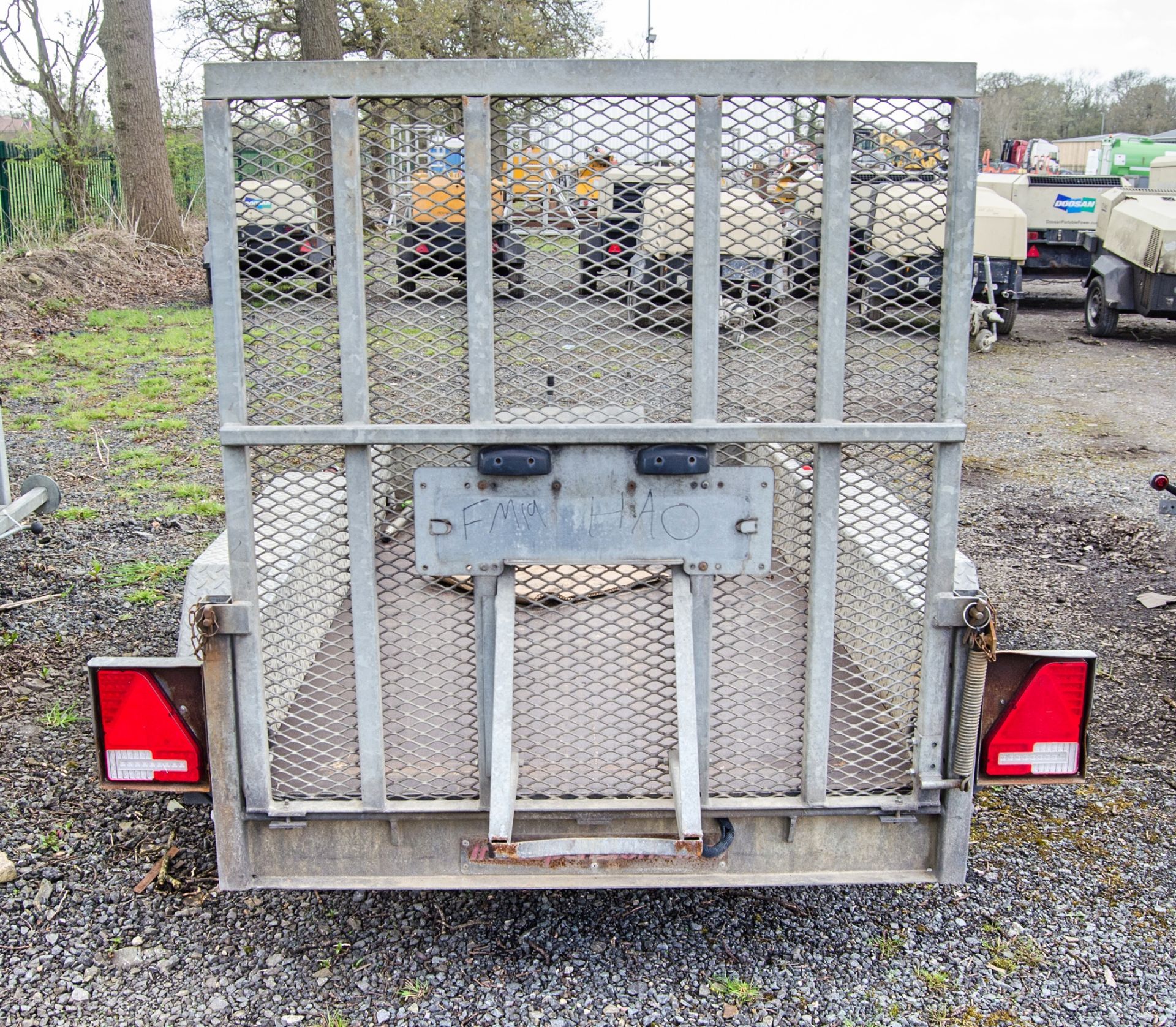 Indespension 8ft x 4ft tandem axle plant trailer A741294 - Image 4 of 4