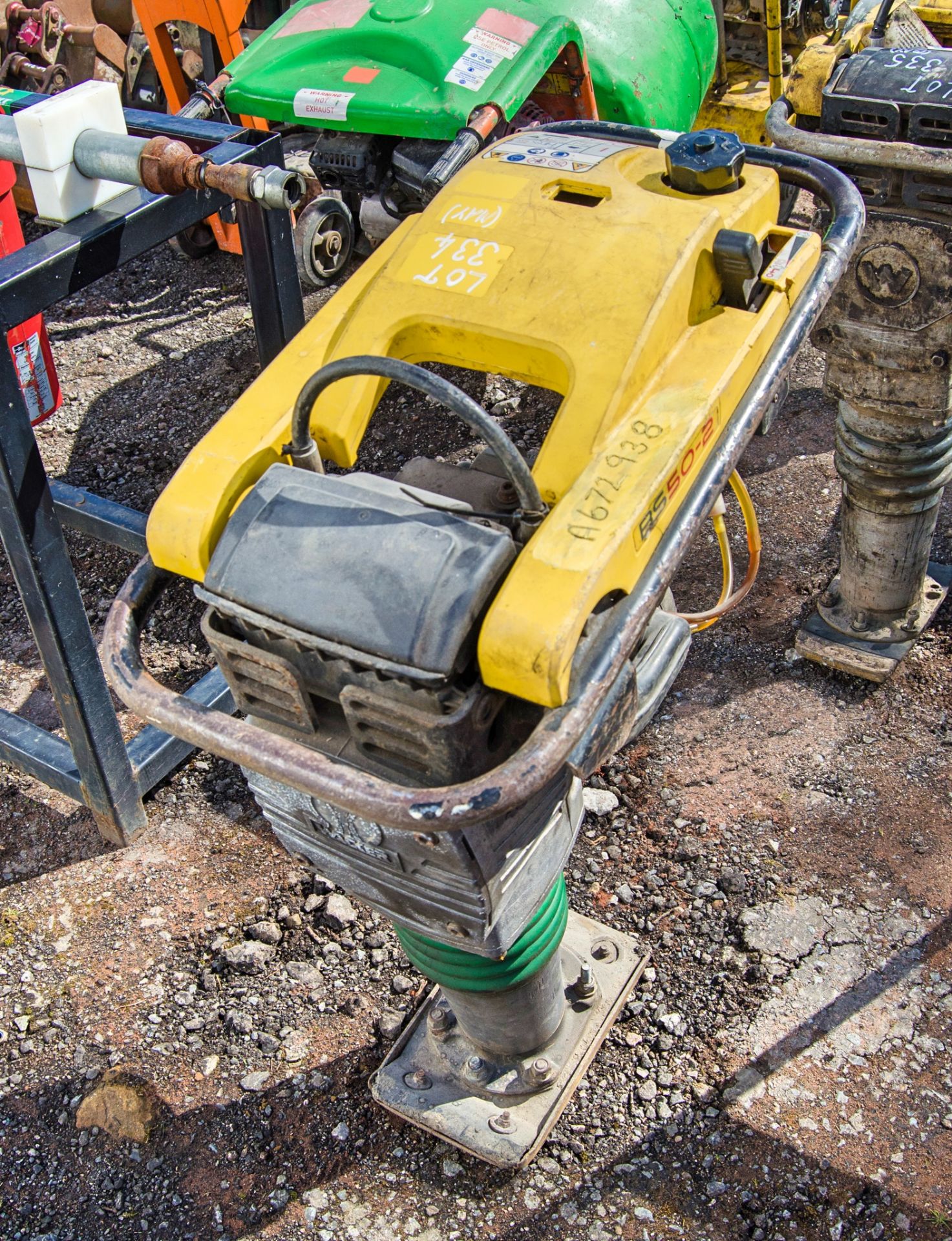 Wacker Neuson BS50-2 petrol driven trench rammer A672938 - Image 2 of 3