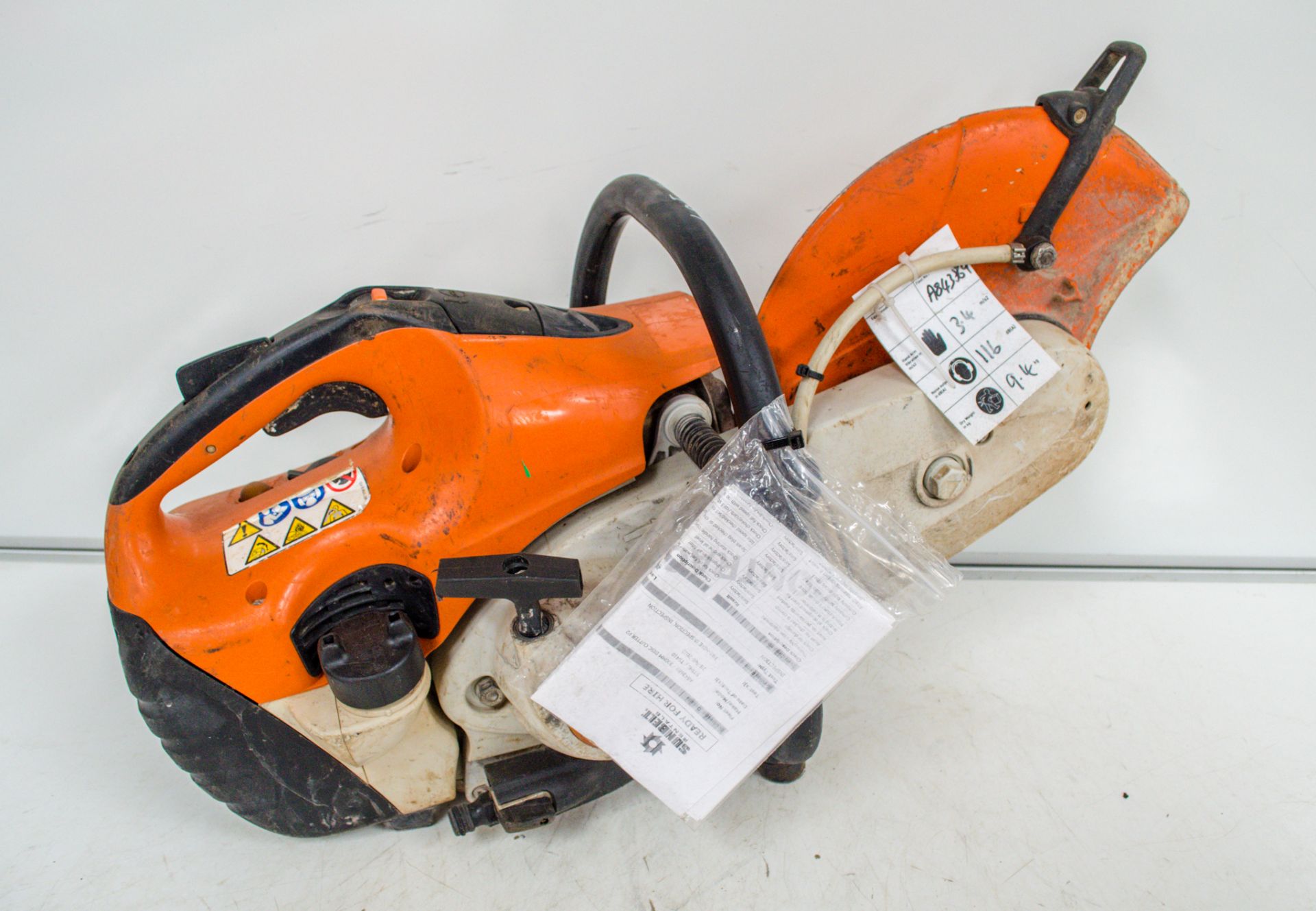 Stihl TS410 petrol driven cut off saw A843689 - Image 2 of 2