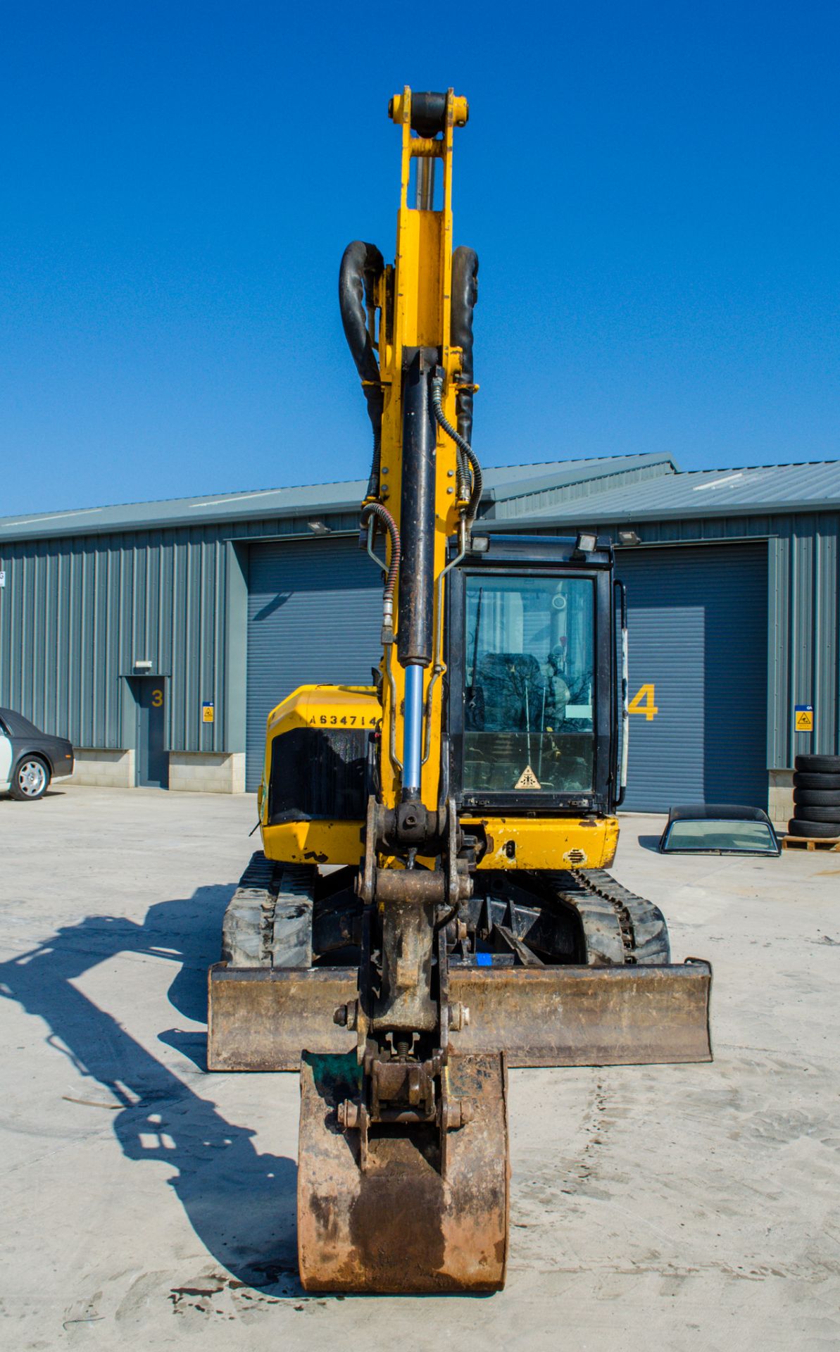 JCB 85Z-1 8.5 tonne rubber tracked midi excavator Year: 2014 S/N: 2248795 Recorded Hours: 5006 - Image 5 of 23
