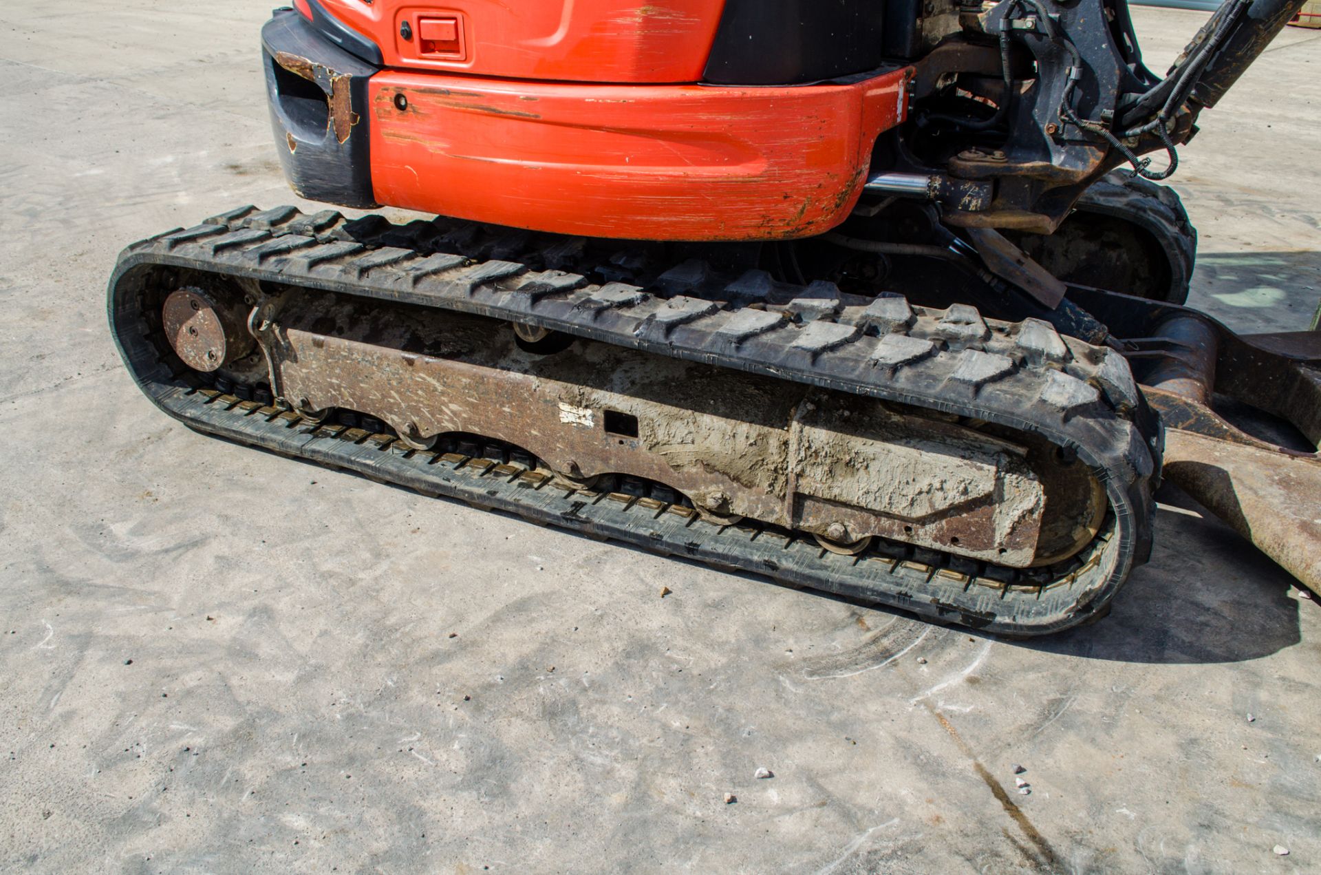 Kubota U55-4 5.5 tonne rubber tracked midi excavator  Year: 2014 S/N: 52723 Recorded Hours: 3746 - Image 9 of 22