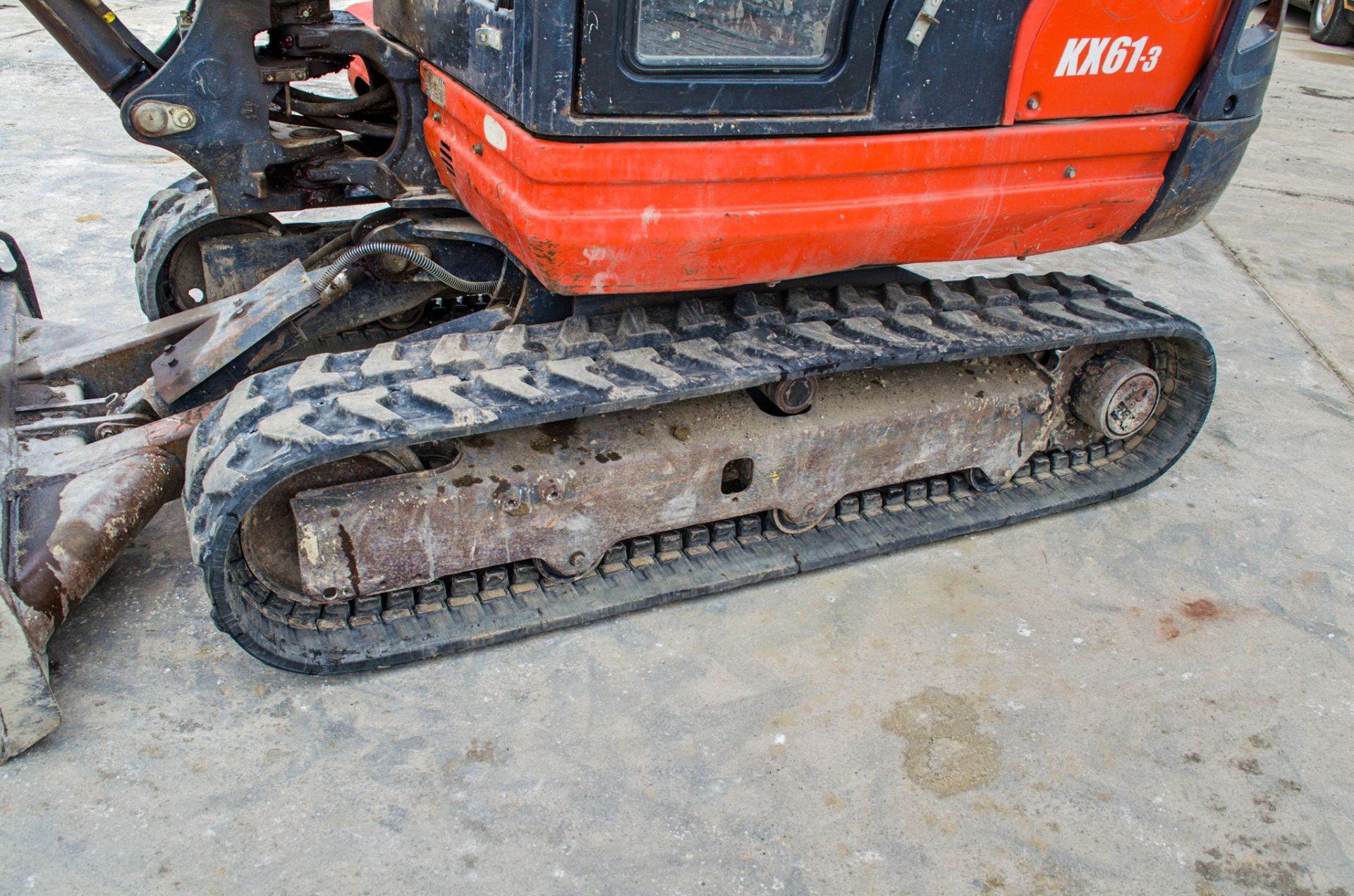 Kubota KX61-3 2.6 tonne rubber tracked mini excavator Year: 2014 S/N: 80673 Recorded Hours: 3467 - Image 9 of 23