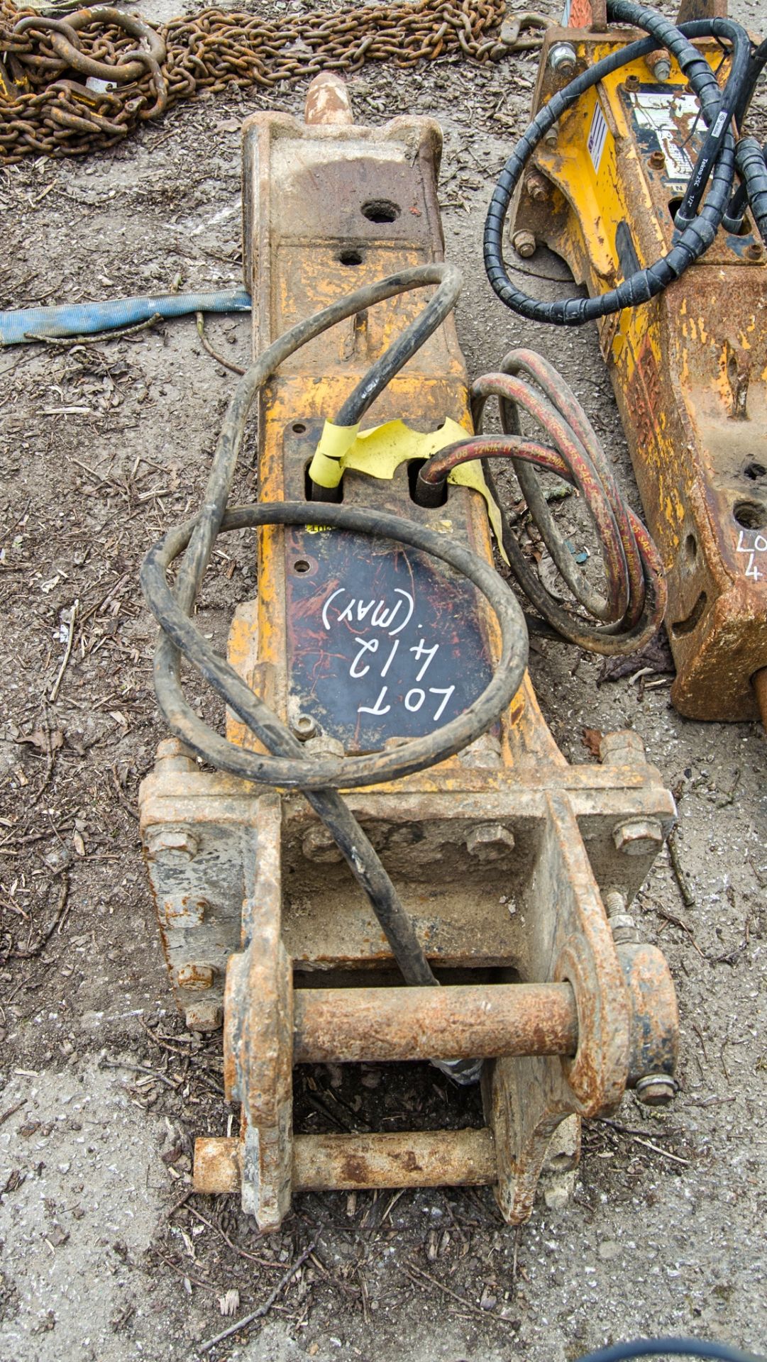 Hydraulic breaker to suit 5 to 8 tonne excavator Pin diameter: 50mm Pin centres: 350mm Pin width: - Image 4 of 4