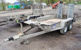 Ifor Williams GH94BT 9ft x 4ft tandem axle beaver tail plant trailer A726036