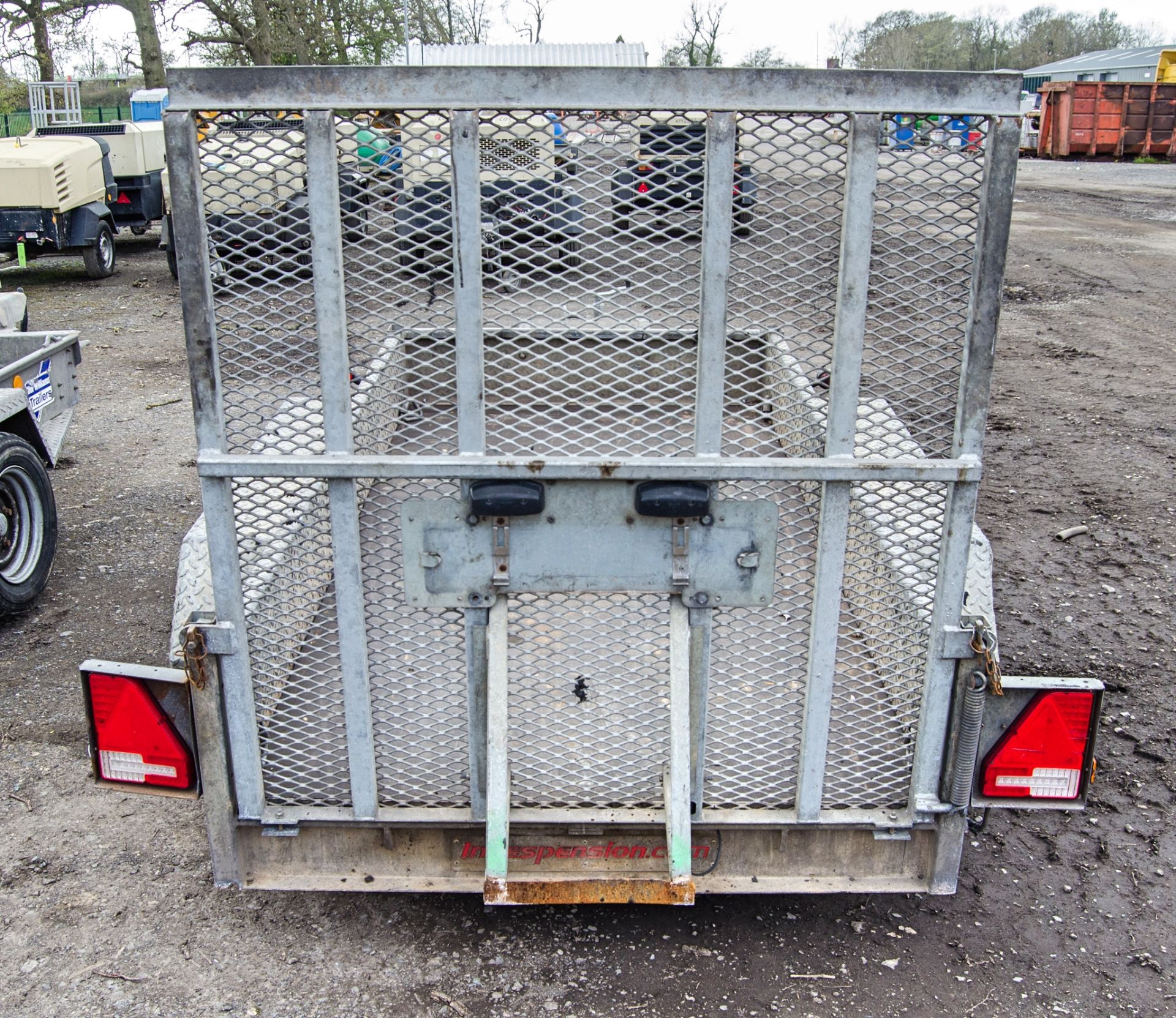 Indespension 8ft x 4ft tandem axle plant trailer A825013 - Image 4 of 4