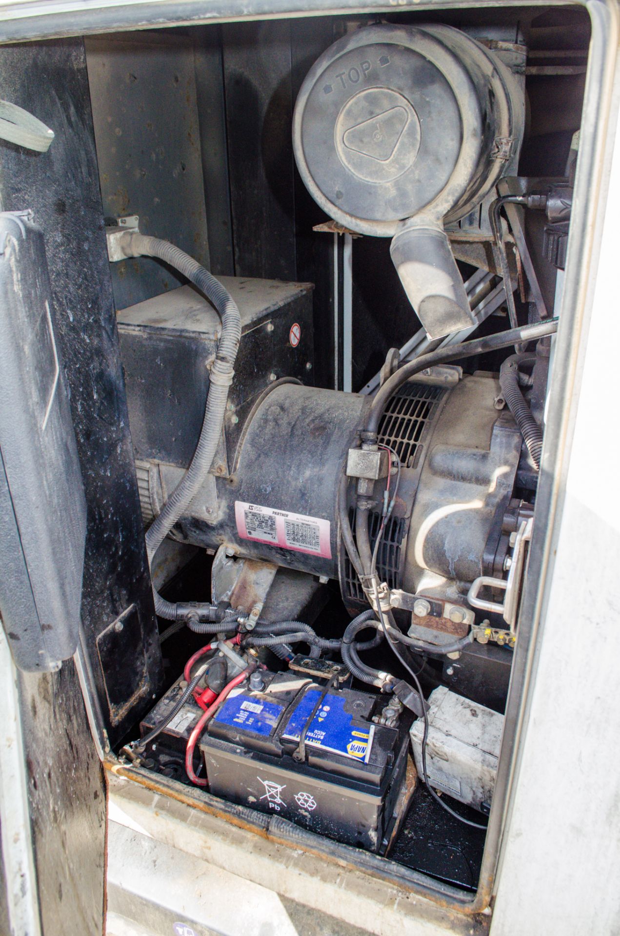 SDMO R66 60 kva diesel driven generator Recorded hours: 16208 A609499 - Image 9 of 9