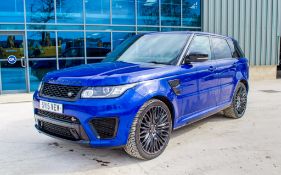 Range Rover Sport SVR V8 supercharged 5.0 petrol SUV  Registration Number: SY15VEV Date of