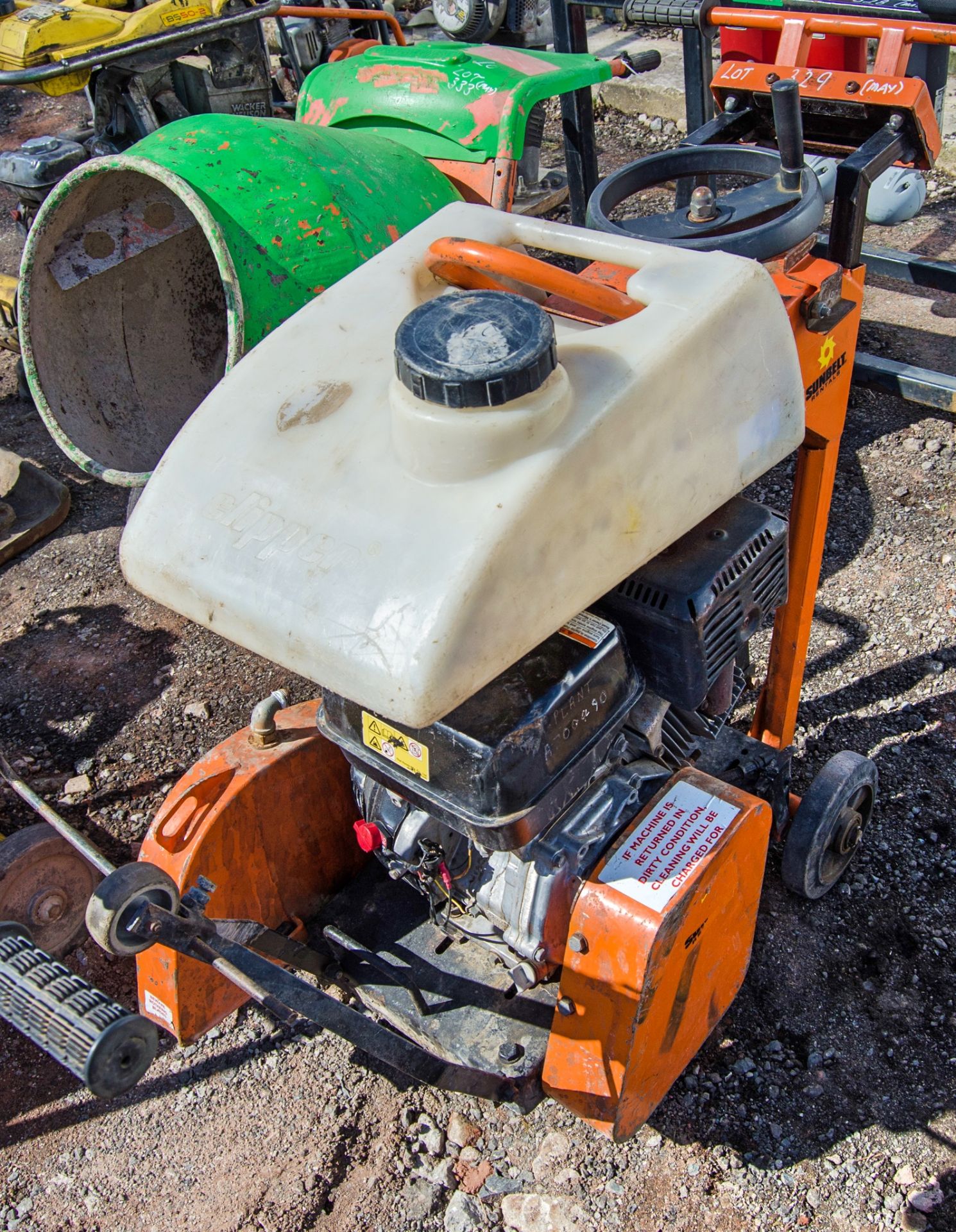 Belle petrol driven road saw A700490