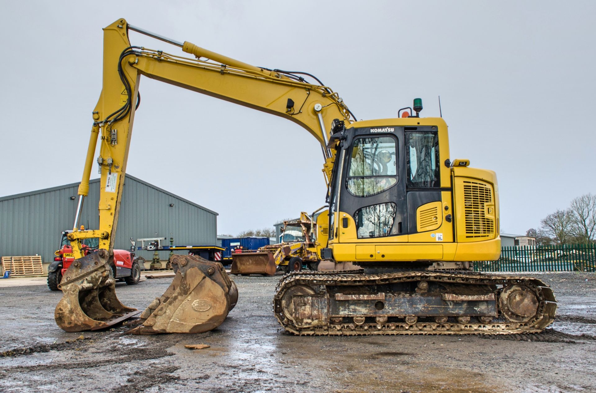 Komatsu PC138US-II 13 tonne steel tracked excavator Year: 2018 S/N: 50575 Recorded Hours: 5959 - Image 7 of 25