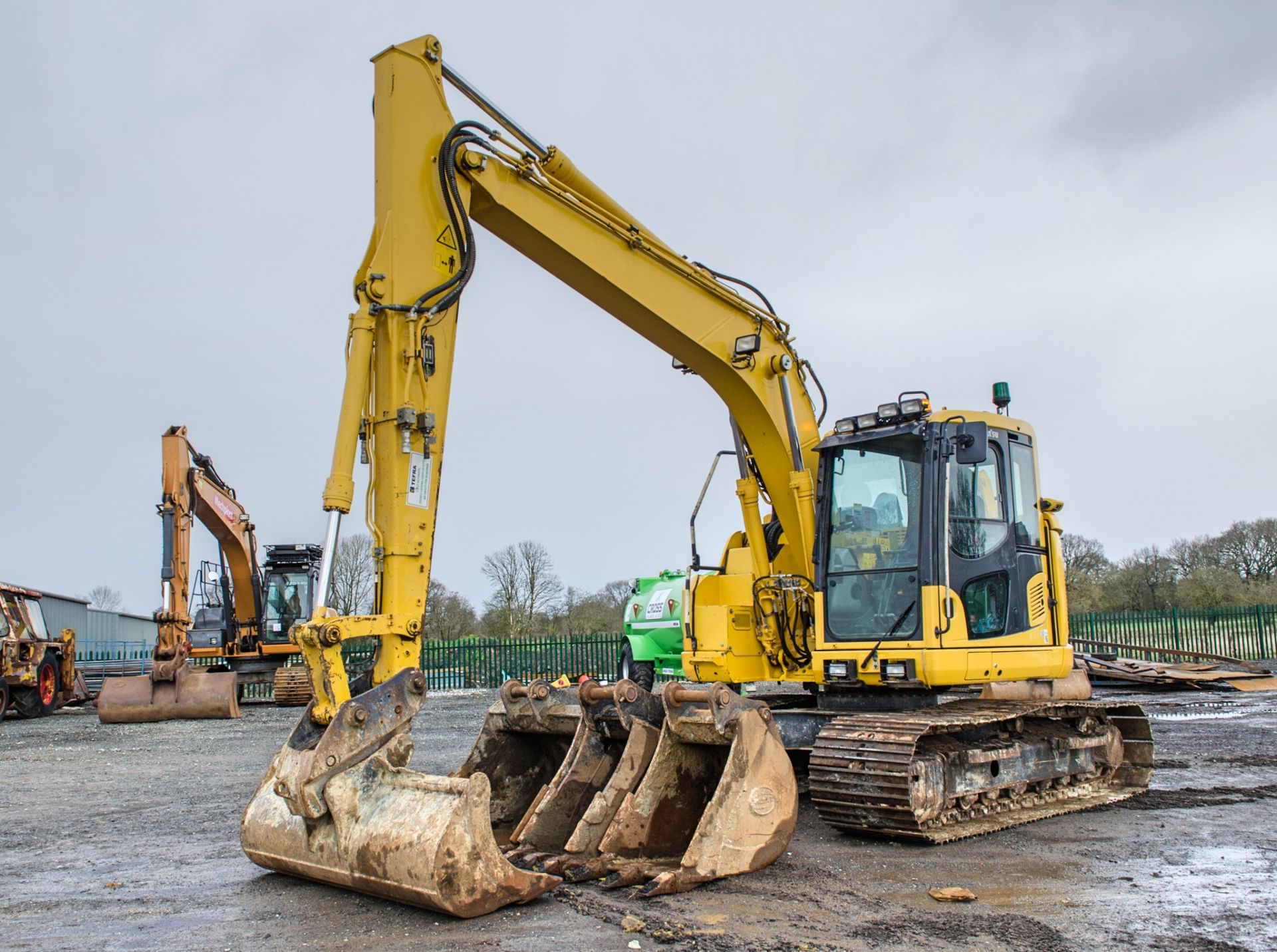 Komatsu PC138US-II 13 tonne steel tracked excavator Year: 2018 S/N: 50575 Recorded Hours: 5959