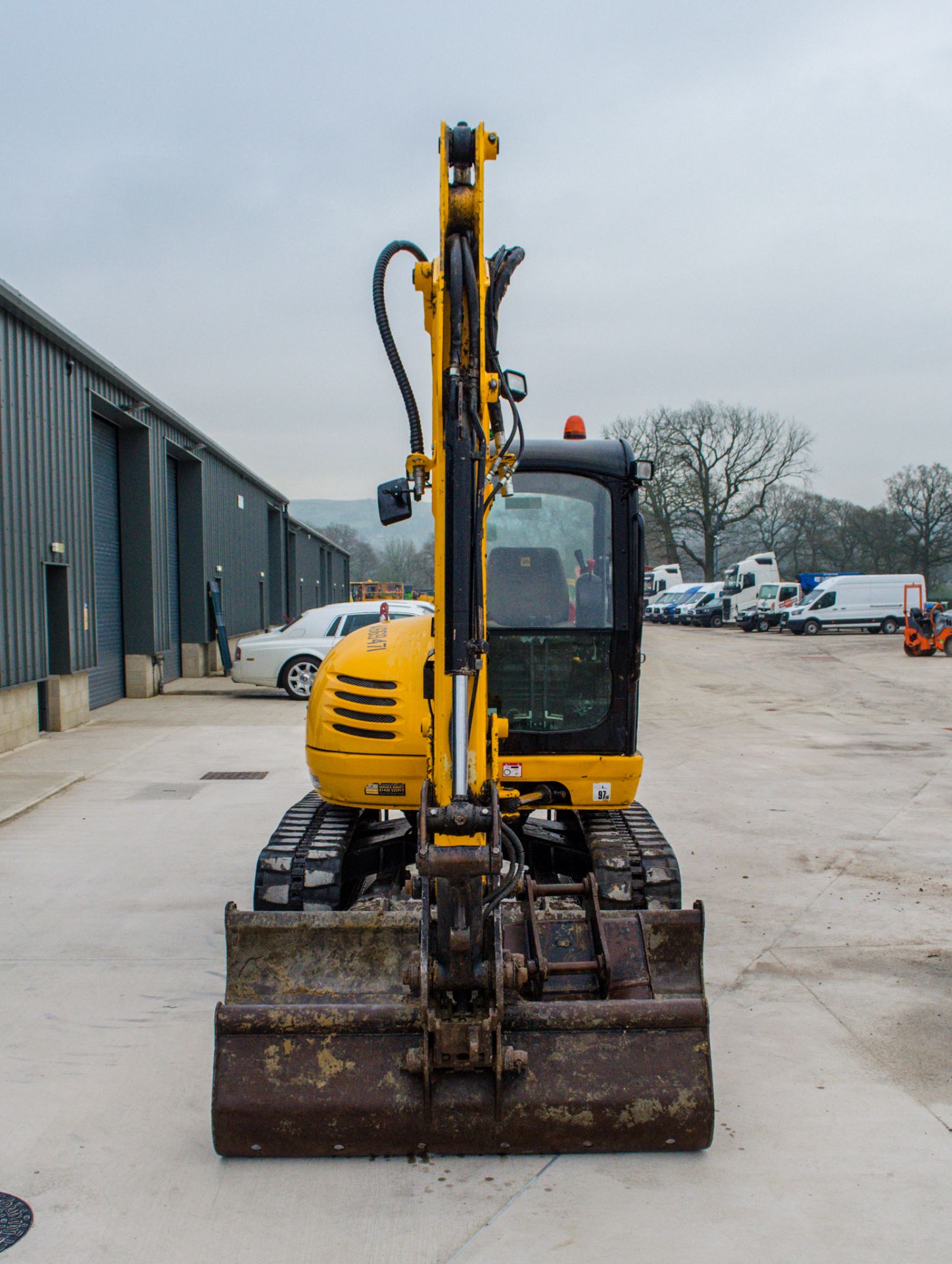 JCB 8055 RTS 5.5 tonne rubber tracked midi excavator Year: 2015 S/N: Z426175 Recorded Hours: 2881 - Image 5 of 23