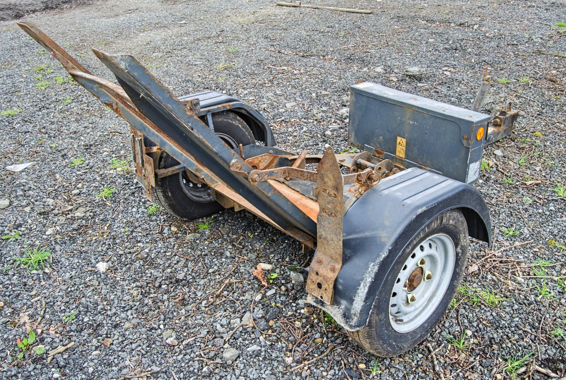 Single axle pedestrian roller trailer A733939 - Image 2 of 2