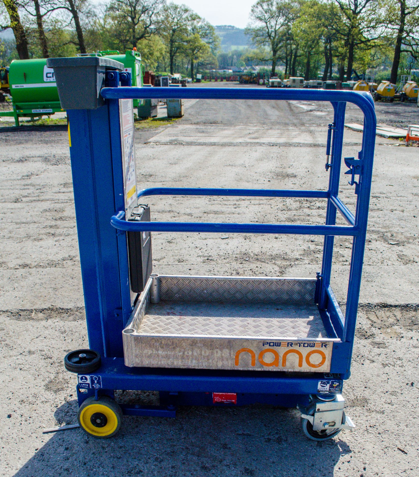 Power Tower Nano SP battery electric vertical mast access platform S/N: 20600914C Nano-05 - Image 6 of 10