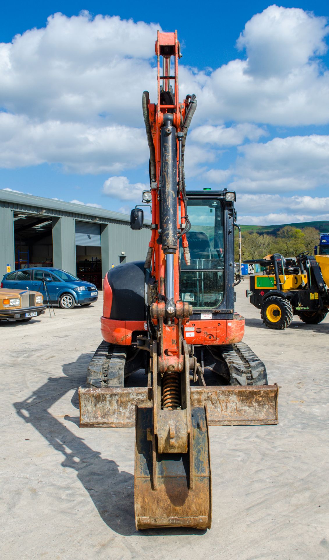 Kubota U55-4 5.5 tonne rubber tracked midi excavator  Year: 2014 S/N: 52723 Recorded Hours: 3746 - Image 5 of 22