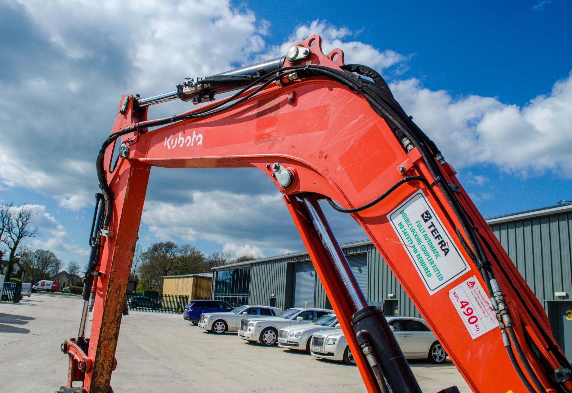 Kubota U55-4 5.5 tonne rubber tracked midi excavator  Year: 2014 S/N: 52723 Recorded Hours: 3746 - Image 11 of 22