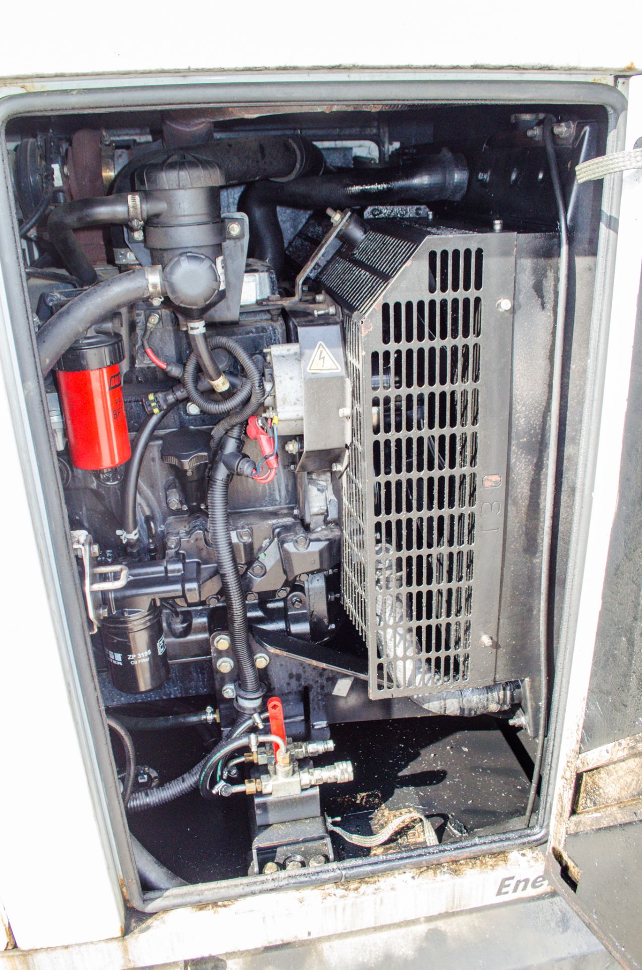 SDMO R66 60 kva diesel driven generator Recorded hours: 16208 A609499 - Image 8 of 9