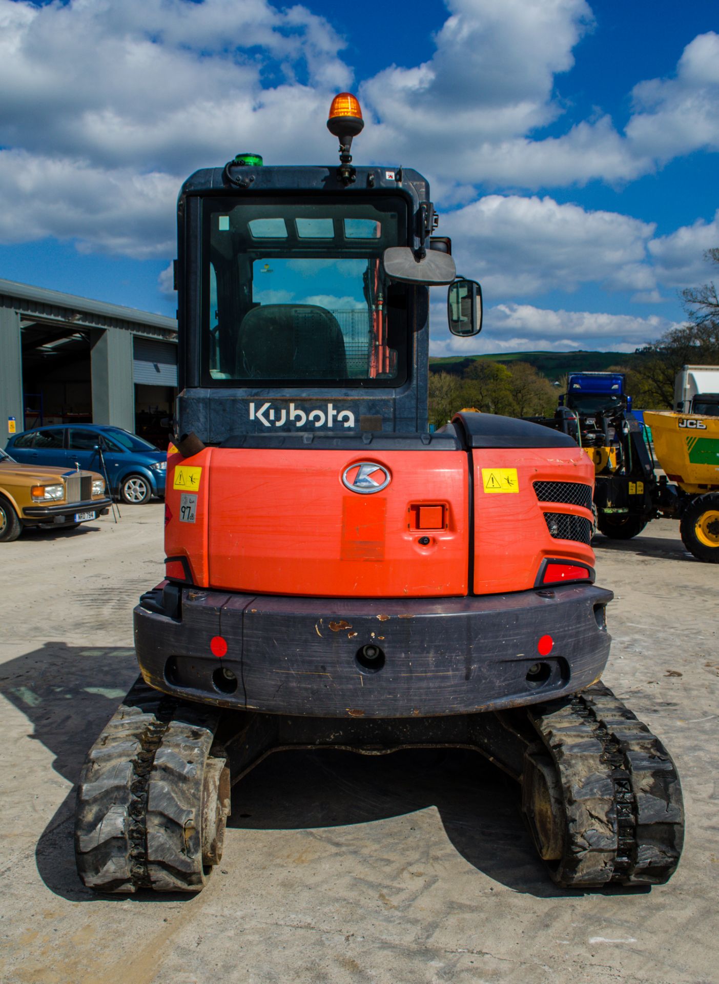 Kubota U55-4 5.5 tonne rubber tracked midi excavator  Year: 2014 S/N: 52723 Recorded Hours: 3746 - Image 6 of 22