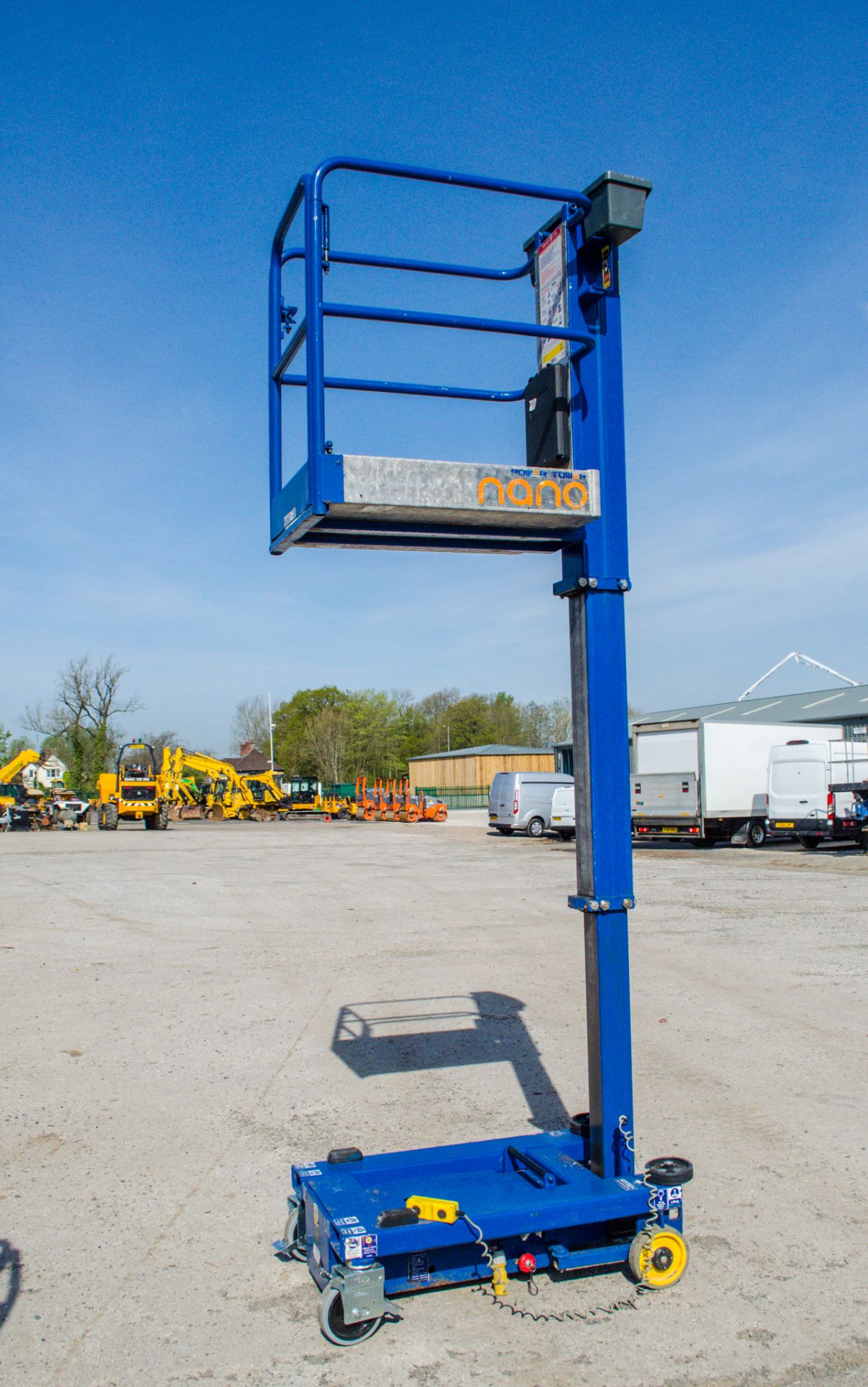 Power Tower Nano SP battery electric vertical mast access platform S/N: 20600914C Nano-05 - Image 8 of 10