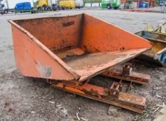 Invicta steel tipping skip A759660 ** base dismantled **