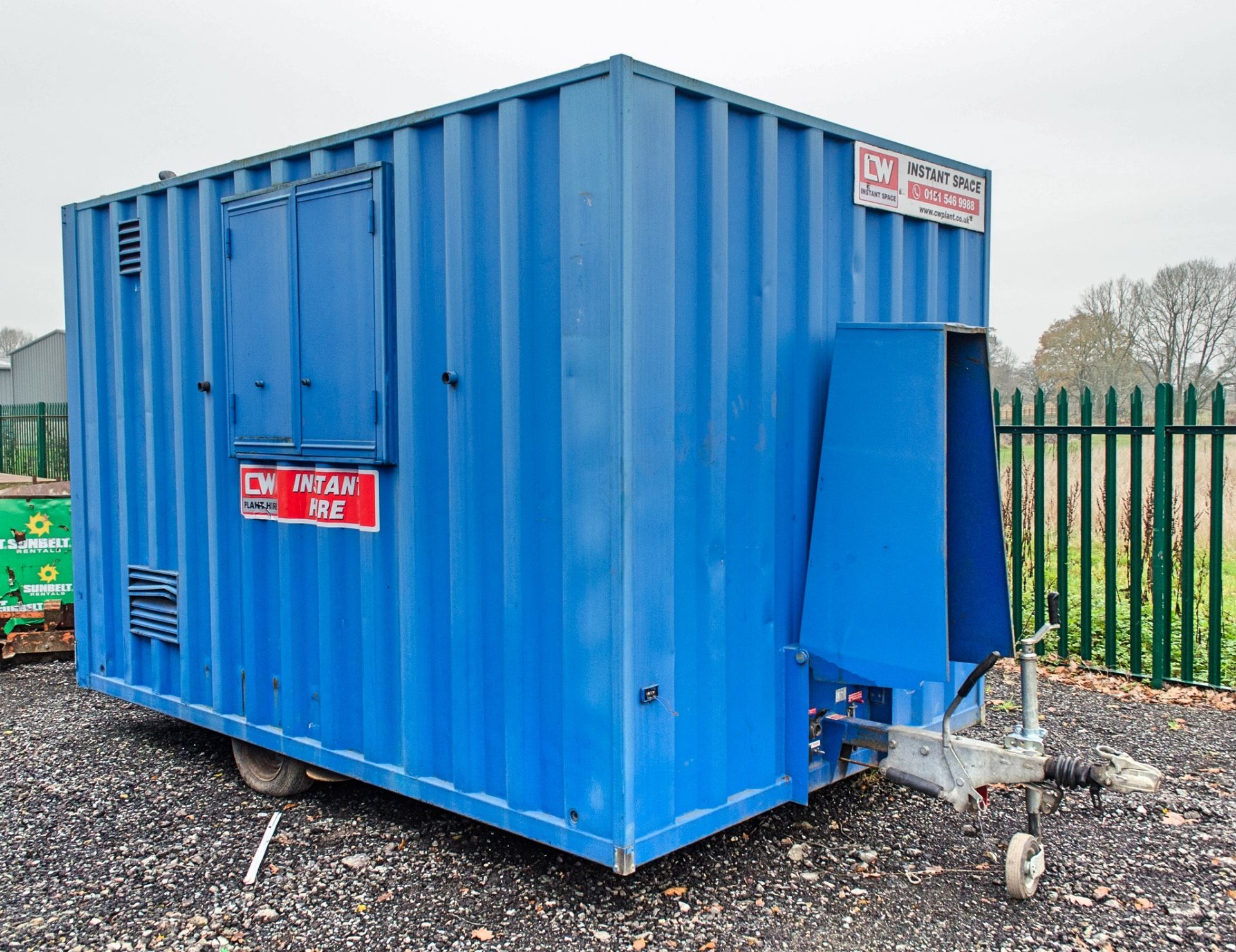 Boss Cabins 12 ft x 8 ft mobile welfare site unit Comprising of: Canteen area, toilet & generator - Image 2 of 11