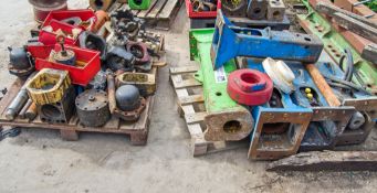 2 pallets of various breaker spares as photographed
