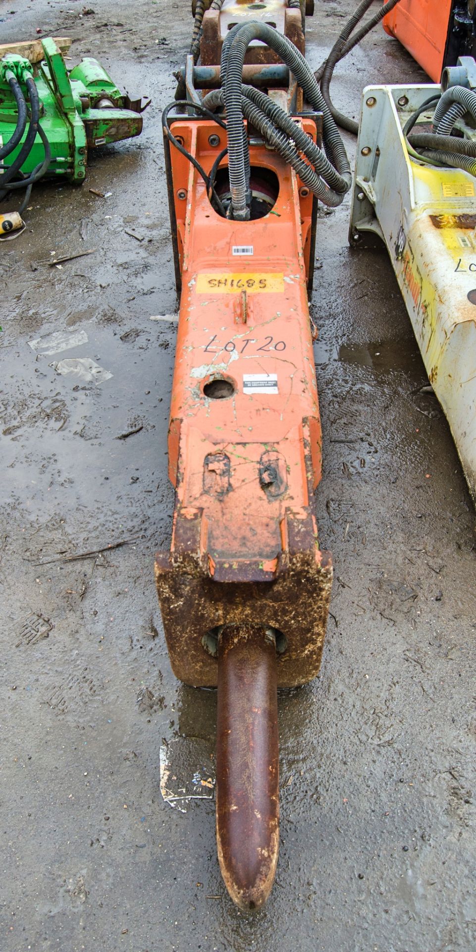 Construction Tools RX14L hydraulic breaker to suit 13-18 tonne excavator Year: 2019 S/N: DEQ191642 - Image 3 of 4