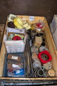 Crate of breaker spares including bushes