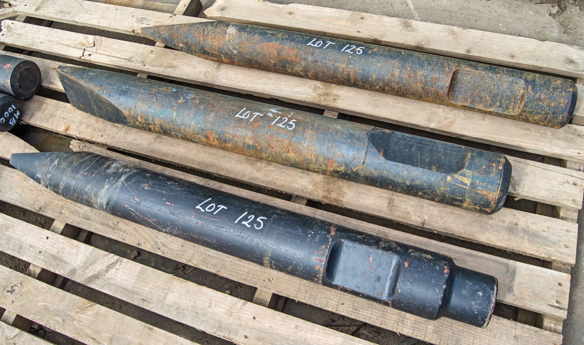 3 - various breaker steels / chisels