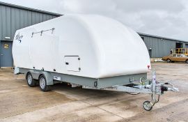 2023 PRG Trac Sporter covered car transporter trailer (New and Unused)