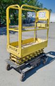 Youngman Boss X3X battery electric push around scissor lift access platform Year: 2010 S/N: 31057