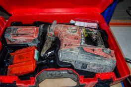 Hilti TE30-A36 36v cordless SDS rotary hammer drill c/w 2 - batteries, charger & carry case EXP5526