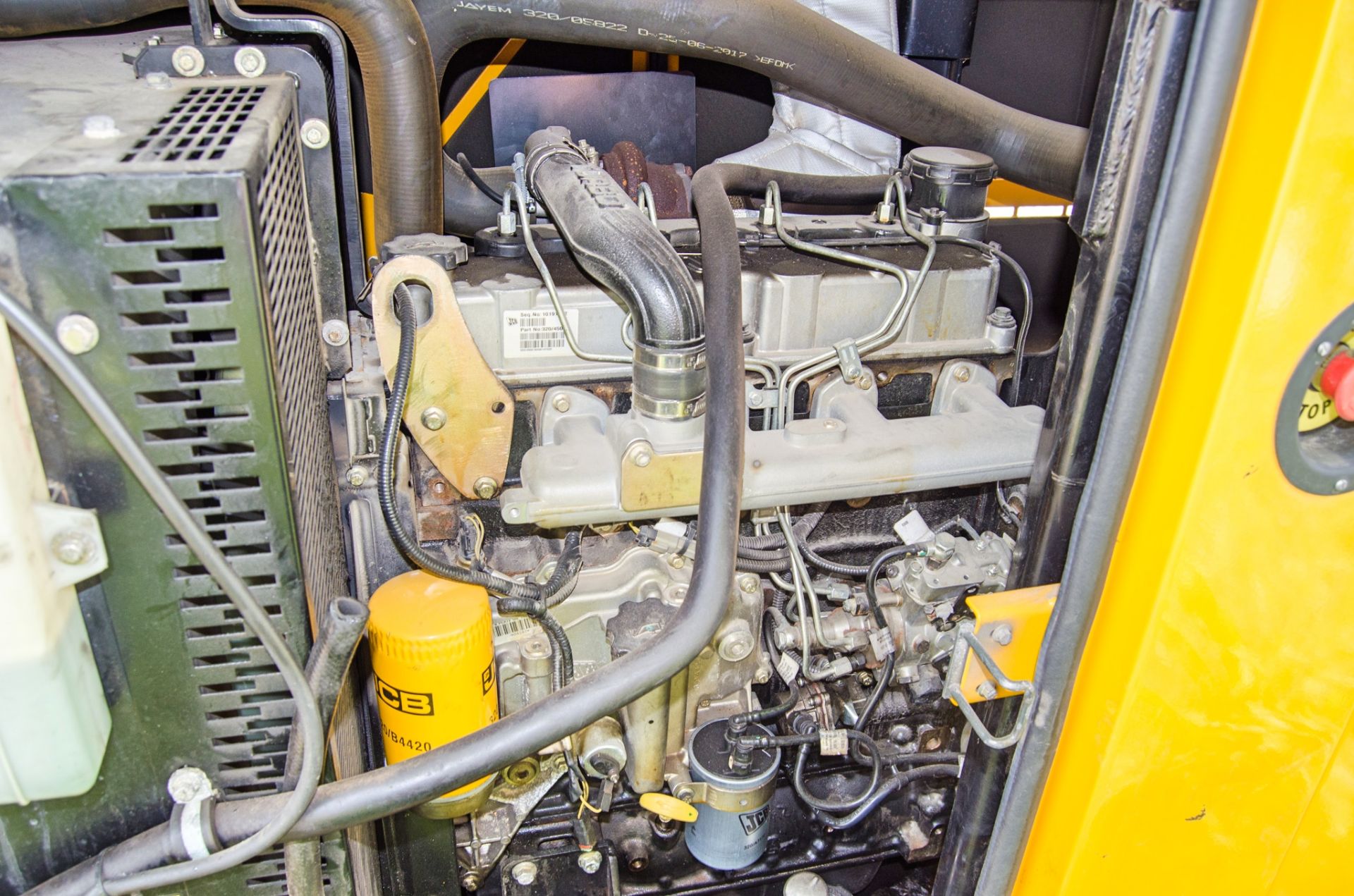 JCB 66QS 60 kva diesel driven generator Year: 2017 S/N: 2292241 Recorded hours: 12285 YG777 - Image 3 of 7