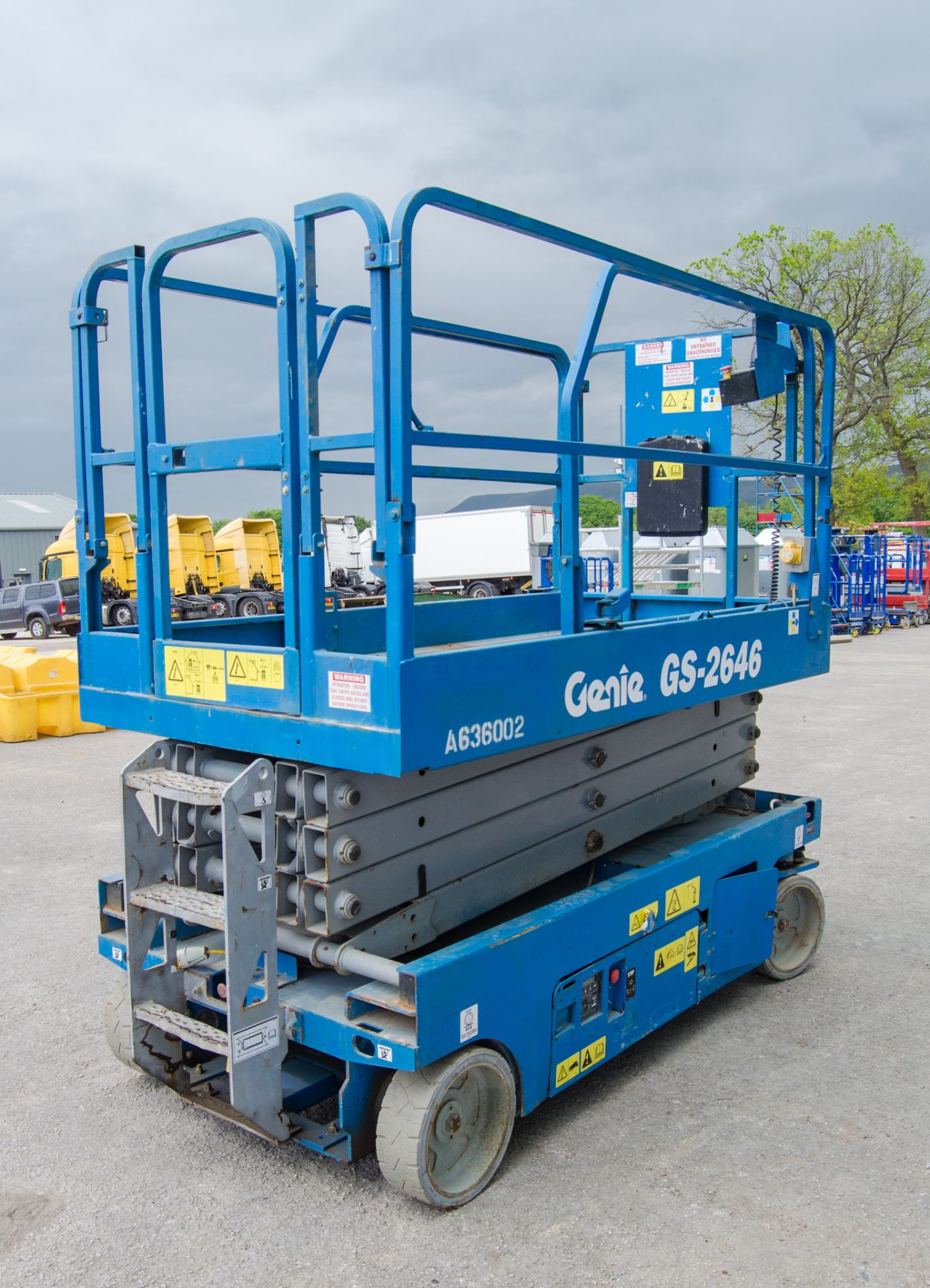 Genie GS2646 battery electric scissor lift access platform Year: 2014 S/N: 12178 Recorded Hours: 151