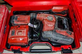 Hilti TE30-A36 36v cordless SDS rotary hammer drill c/w 2 - batteries, charger & carry case EXP1526