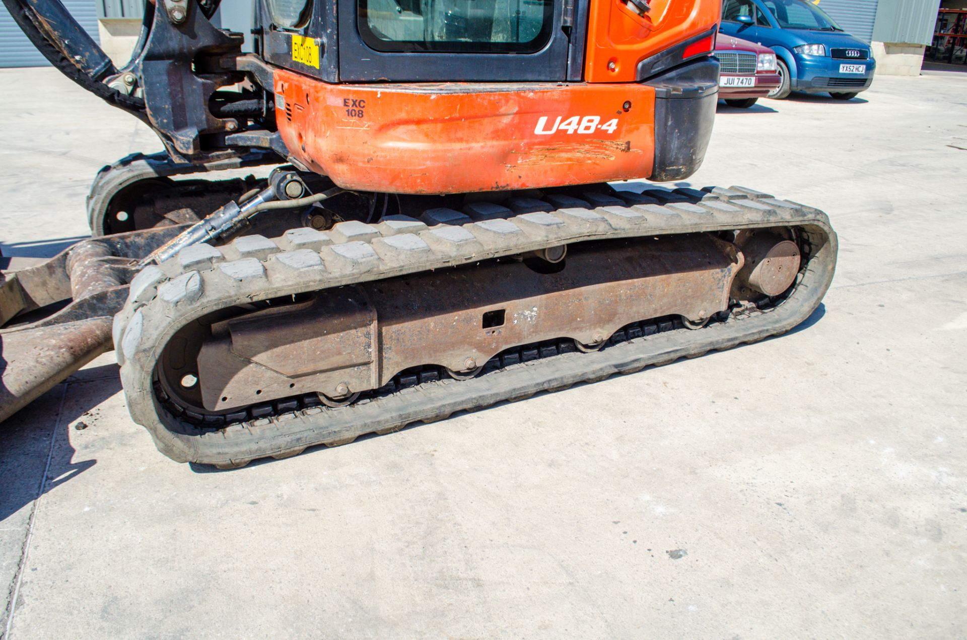 Kubota U48-4 4.8 tonne rubber tracked midi excavator Year: 2011 S/N: 50769 Recorded Hours: 4889 - Image 10 of 20