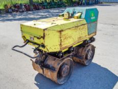 Ammann Rammax 1585-MI diesel driven double drum trench roller Year: 2014 S/N: 51195 c/w remote