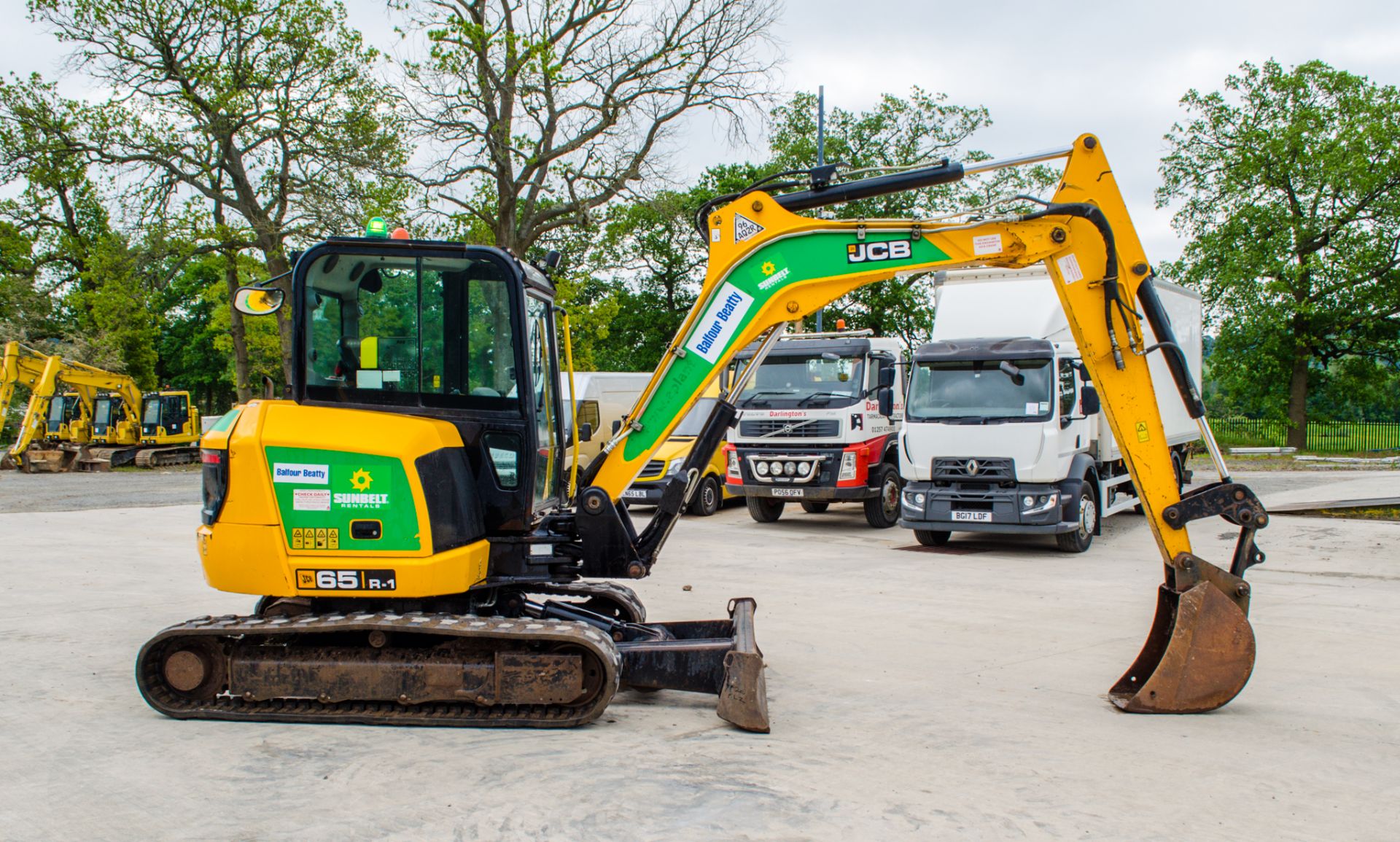 JCB 65R-1 6.5 tonne rubber tracked midi excavator  Year: 2017 S/N: H1914512 Recorded Hours: 2702 - Image 8 of 20