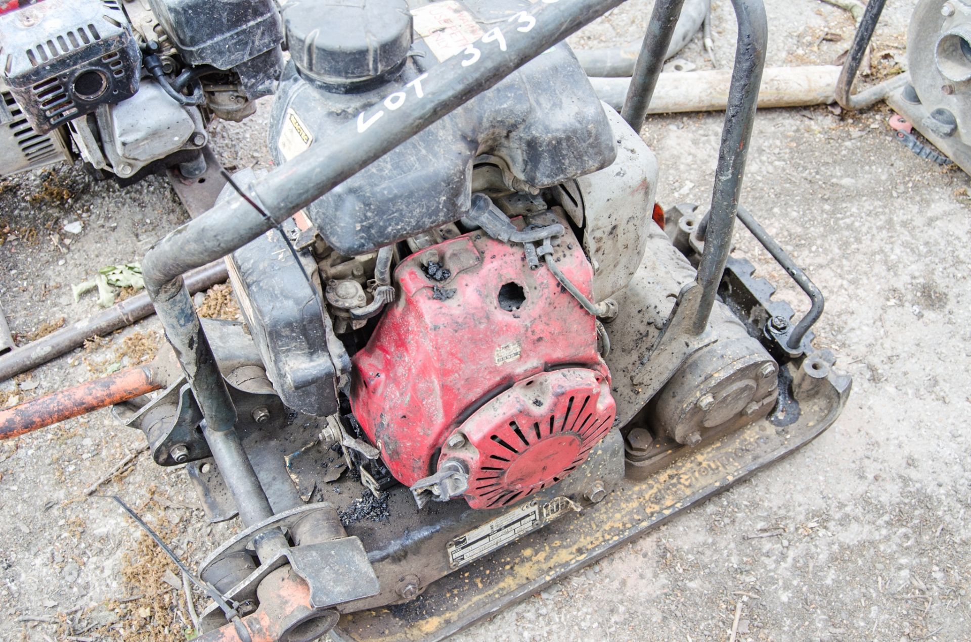 Belle LX3251 petrol driven compactor plate A990311 ** Stop switch missing ** - Image 3 of 3