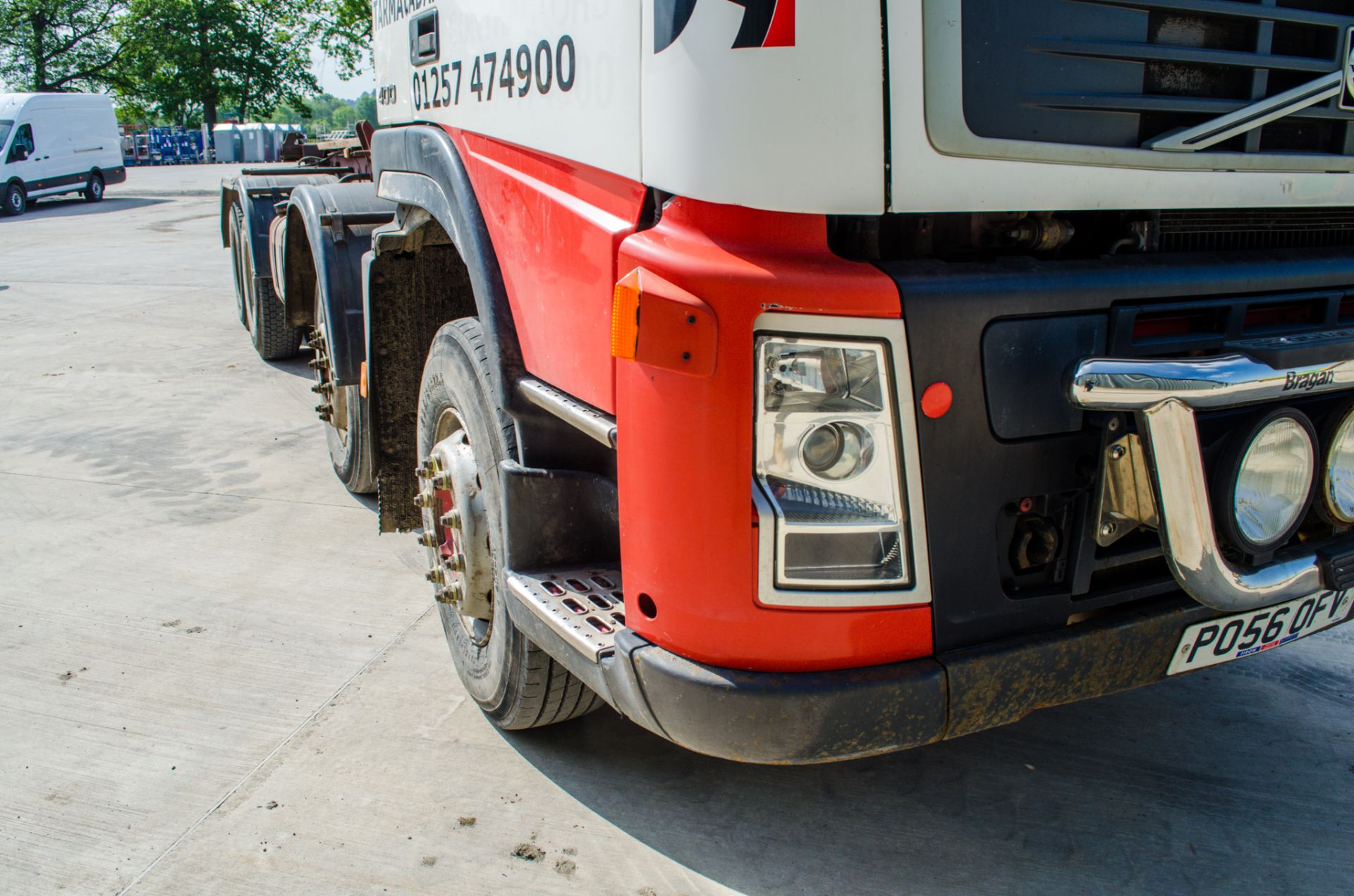 Volvo FM400 8x4 Euro 6 32 tonne hook loader lorry Registration Number: PO56 OFV Date of - Image 11 of 27