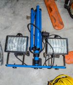 240v twin head halogen flood light