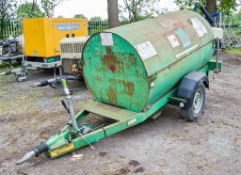 Trailer Engineering 950 litre fast tow bunded fuel bowser c/w manual pump, delivery hose and