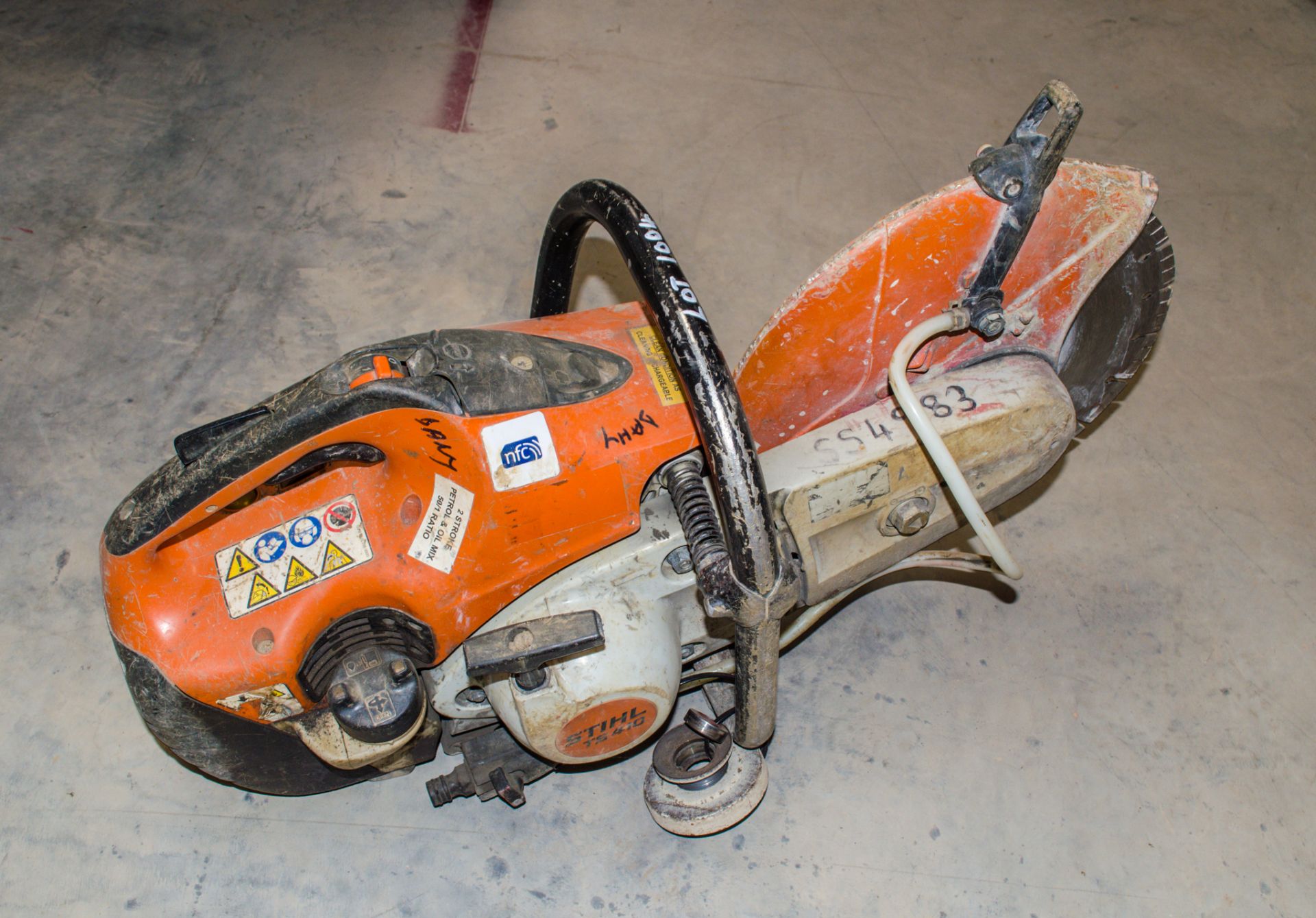 Stihl TS410 petrol driven cut off saw c/w blade SS4983 - Image 2 of 2