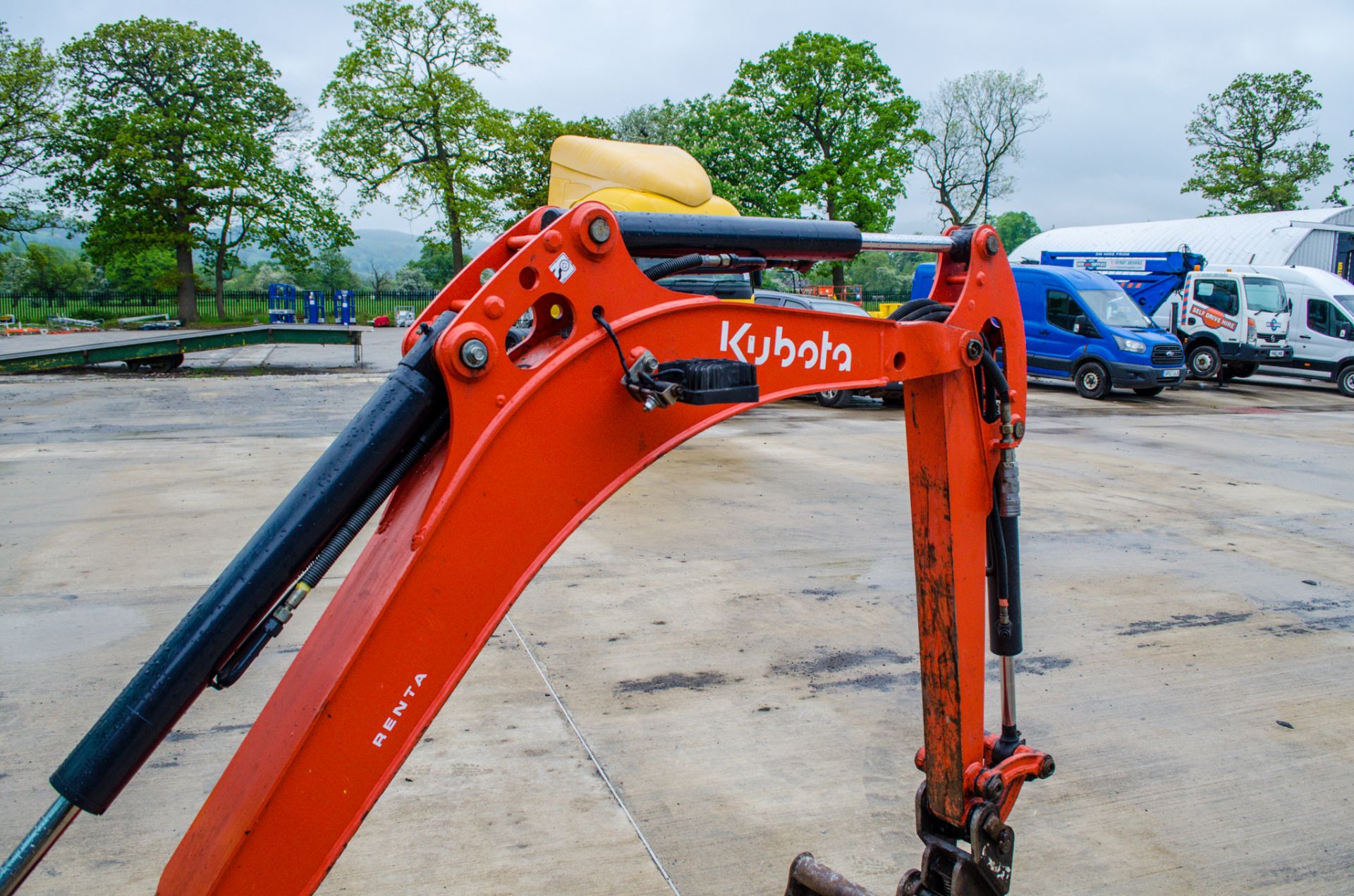 Kubota KX016-4 1.6 tonne rubber tracked mini excavator Year: 2017 S/N: 61467 Recorded Hours: 1358 - Image 11 of 19