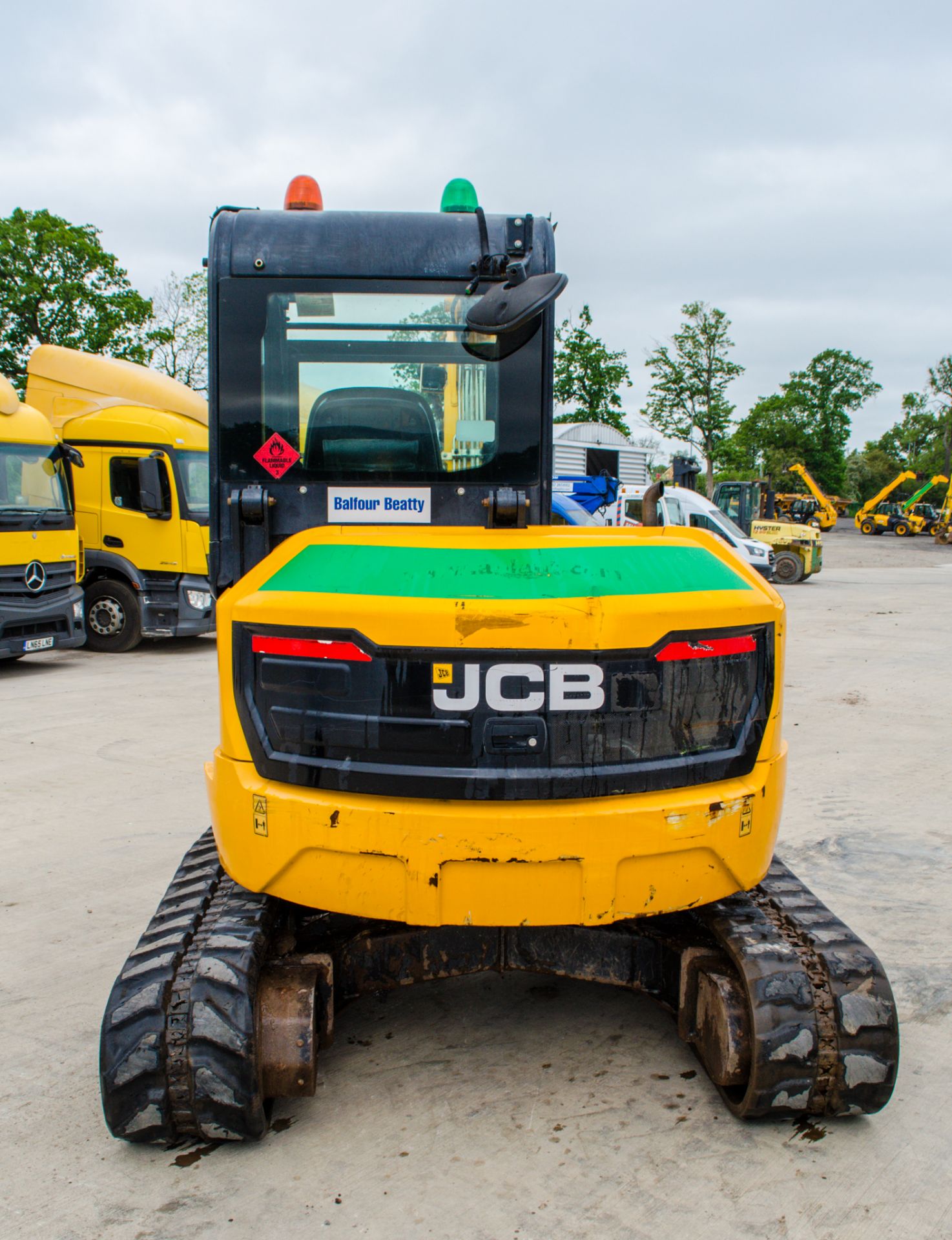 JCB 65R-1 6.5 tonne rubber tracked midi excavator  Year: 2017 S/N: H1914512 Recorded Hours: 2702 - Image 6 of 20