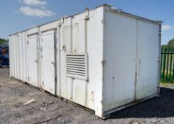 24ft x 9 ft steel anti-vandal welfare site unit Comprising of: canteen area, changing area,
